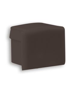 Endkappe EC4B schwarz für Aufbauprofil Midi 12, 1 STK