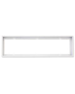Aufbaurahmen weiß für LED Panel 1200, Schnellmontage