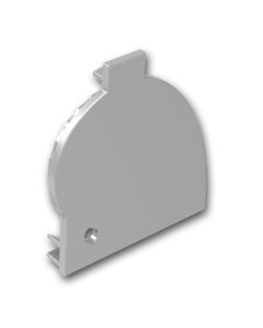 Endkappe EC103 silber für Einbauprofil indirektes Licht, einseitig LED, 2 STK