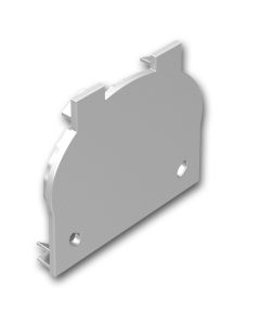 Endkappe EC104 für Einbauprofil indirektes Licht, beidseitig LED, 2 STK