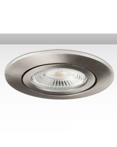 Einbaurahmen rund für GU10/MR16, Alu Nickel-Satin
