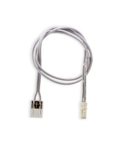 Plug&Play-F Male-Stecker zu Kontakt-Kabelanschluss, max 3A, für 2-polige IP20 Stripes Breite 10mm