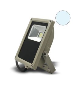 LED Fluter 10Watt, kaltweiss, silber matt