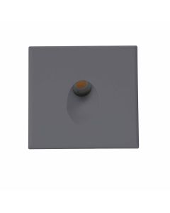 LED Wandeinbauleuchte Sys-Wall68, Plug&Play-F, 3W, 4000K und Cover eckig, schwarz 1