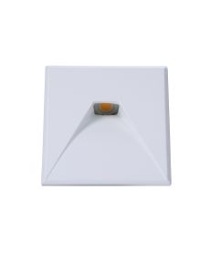 LED Wandeinbauleuchte Sys-Wall68, Plug&Play-F, 3W, 4000K und Cover eckig, weiß 2