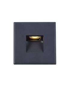 LED Wandeinbauleuchte Sys-Wall68, Plug&Play-F, 3W, 4000K und Cover eckig, schwarz 3