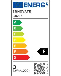 GU10 LED Reflektor 3W, warmweiß, opal frosted, rundumstrahlend