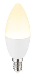 LED Leuchtmittel Kunststoff weiß, 1x E14 LED