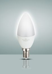 LED Leuchtmittel Kunststoff opal, 1x E14 LED