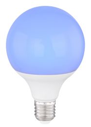 LED Leuchtmittel Metall weiß, 1xE27 LED - 106711SH
