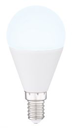 LED Leuchtmittel Metall weiß, 1xE14 LED - 106750SH