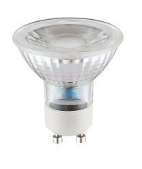 LED Leuchtmittel Glas klar, 1x GU10 LED, 10705DC