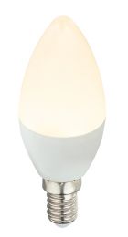 LED Leuchtmittel Kunststoff opal, 1x E14 LED, 10769