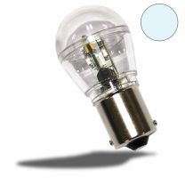 LED BA15S Birne, 10-30V/DC,  16SMD, 0,7 Watt, kaltweiß