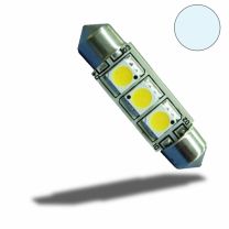 LED Soffitte 37mm 10-30V/DC, 3SMD, 0,5 Watt, Kaltweiß