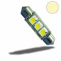 LED Soffitte 37mm, 10-30V/DC, 3SMD, 0,5 Watt, warmweiß