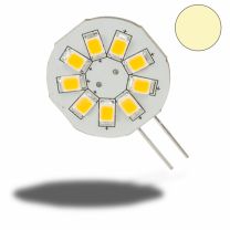 G4 LED 9SMD, 1,5W, 120°, warmweiss, Pin seitlich