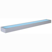 FLAT 121 Wandleuchte, eckig, alu, satiniertes Glas, G5, 21W