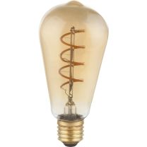 LED Leuchtmittel Glas amber, 1x E27 LED