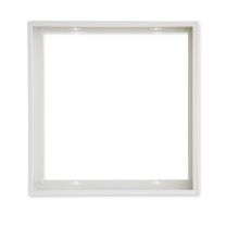 Aufbaurahmen weiß für LED Panel 600, Schnellmontage