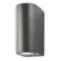 LED Wandleuchte IP54, Up&Down, 2xGU10, anthrazit