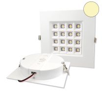 LED Downlight Grill10, 10W, IP54, warmweiß, dimmbar