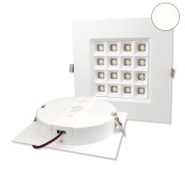 LED Downlight Grill10, 10W, IP54, neutralweiß, dimmbar