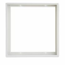 Aufbaurahmen weiß RAL 9016 für LED Panel 625x625, Schnellmontage