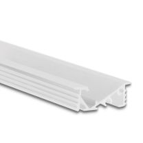 LED Einbauprofil FURNIT6 D Aluminium weiß RAL 9003, 200cm