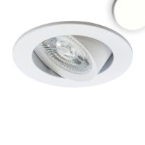 LED Einbauleuchte FLAT68 weiß, rund, 9W, neutralweiß, dimmbar