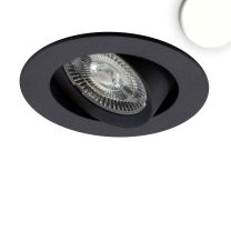 LED Einbauleuchte FLAT68 Plug&Play-F schwarz, rund, 8W, 24V DC, neutralweiß, dimmbar