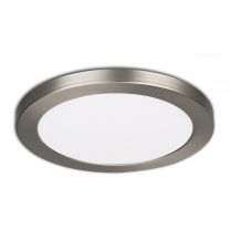 LED Leuchte Slim Einbau/Aufbau 18W, 3000K|3500K|4000K , weiss o. nickel geb.