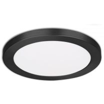 LED Leuchte Slim Einbau/Aufbau 24W, 3000K|3500K|4000K, weiss o.schwarz