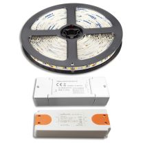 LED Streifen 5M SET 12V, 9,6W/m inkl. ZIGBEE Controller + Trafo ECO