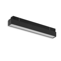 Track48 Linearleuchte 30cm schwarz, 10W, 120°, 48V DC, 3000K, CRI90
