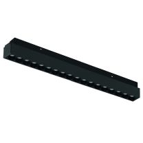 Track48 Leuchte 32cm schwarz, 18W, 36°, UGR<19, 48V DC, 3000K, CRI90