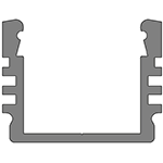 LED Aufbauprofil Midi 12