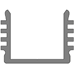 LED Aufbauprofil Maxi 12