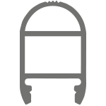 Rundprofil Kleiderstange