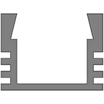 LED Aufbauprofil PDS4 10