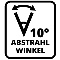 Abstrahlwinkel 10