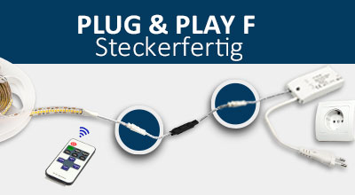 Plug&Play-F LED Streifen Komplettsets