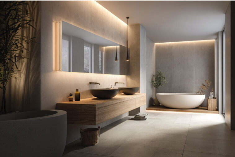 LED Pollerleuchten im Gartenweg