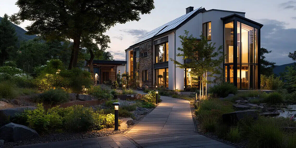 LED Gartenstrahler Solar