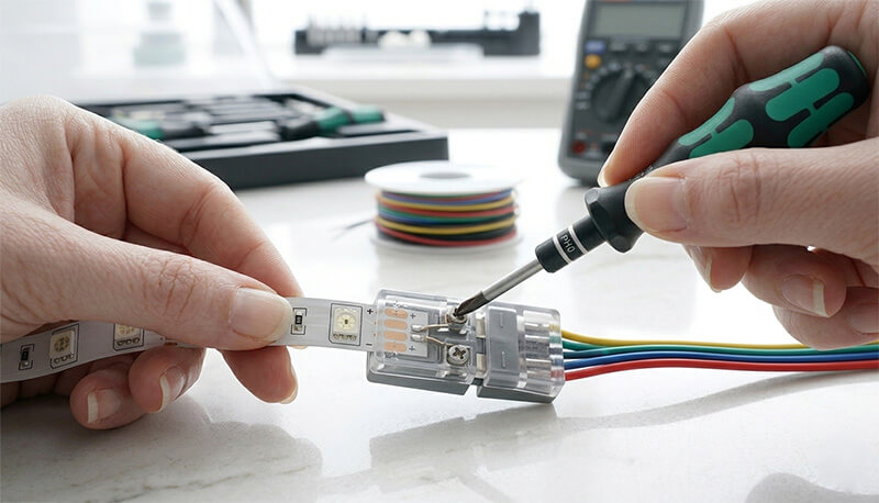 Stecker anschließen