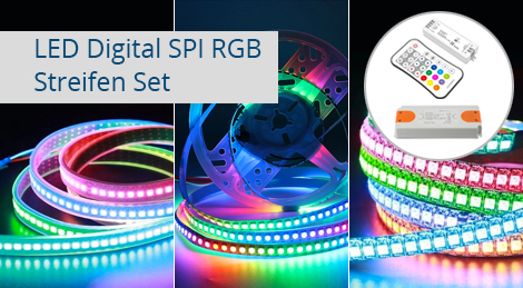 LED Digital Streifen SPI Komplettsets