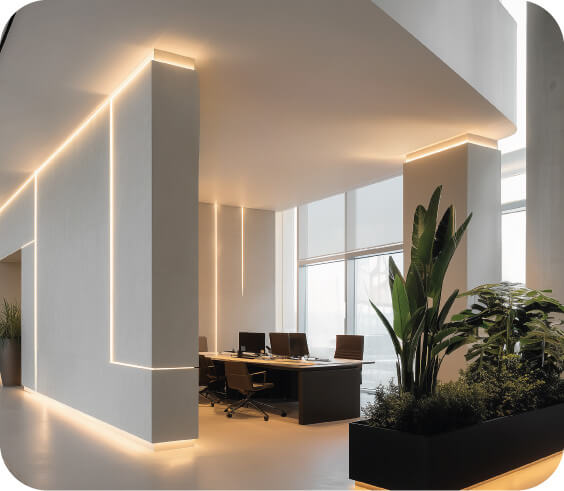 Indirekte Beleuchtung