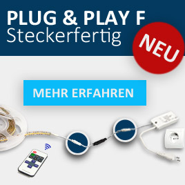 Plug&Play-F LED Streifen Komplettsets